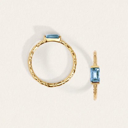 Temple Of The Sun - Pia Topaz Ring - Gold