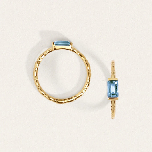 Temple Of The Sun - Pia Topaz Ring - Gold