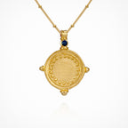 Sura - Necklace Sapphire Gold