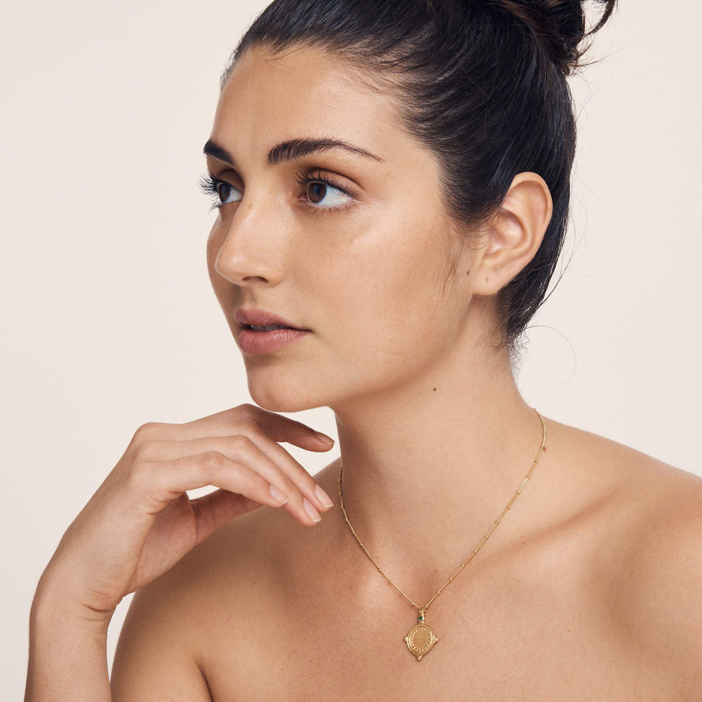 Sura - Necklace Sapphire Gold