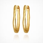 Temple Of The Sun - Kaolin Earrings - Gold