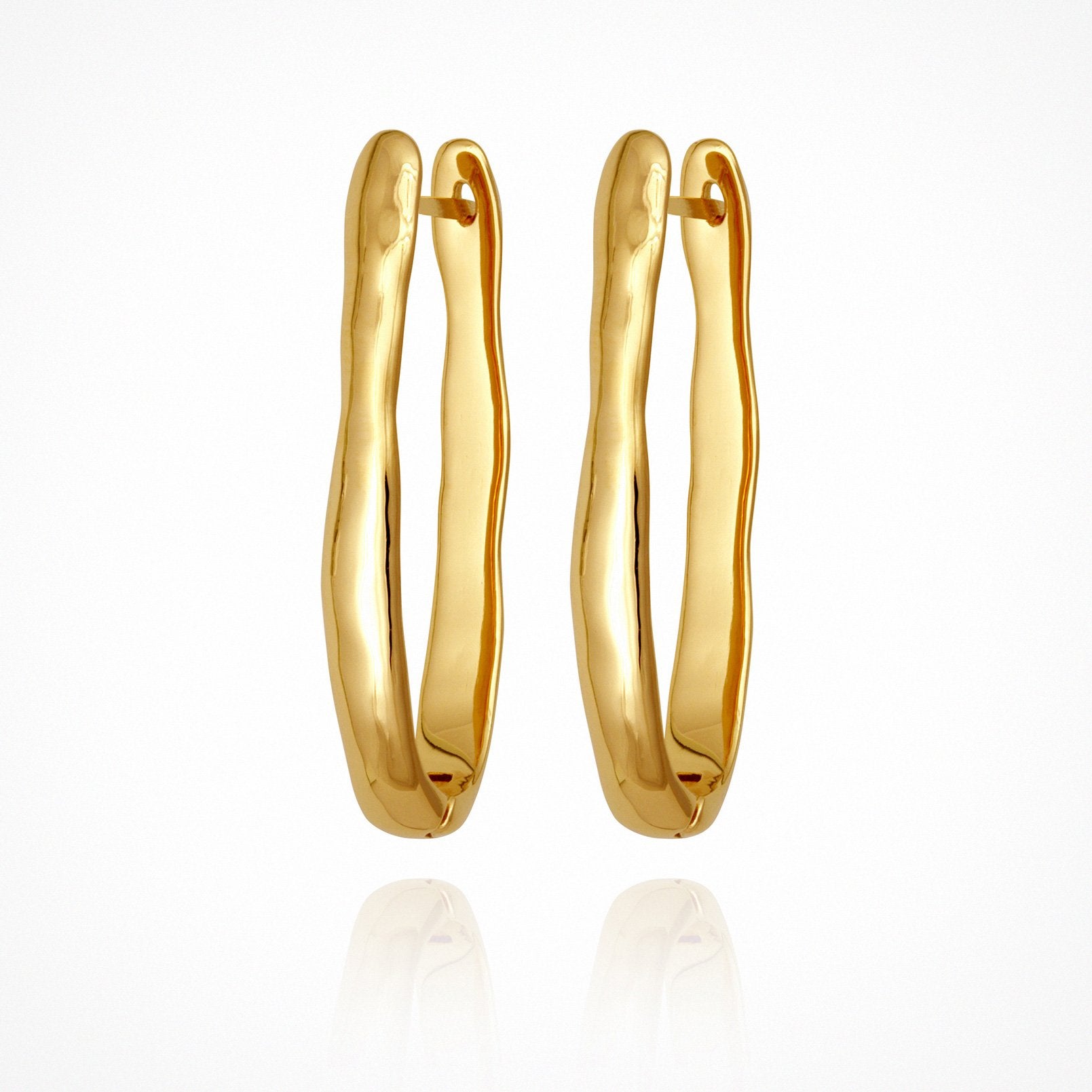 Temple Of The Sun - Kaolin Earrings - Gold