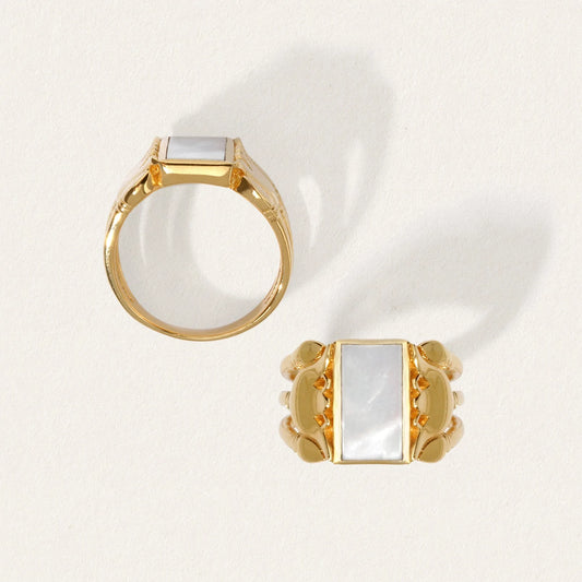 Temple Of The Sun - Lotus Ring - Gold