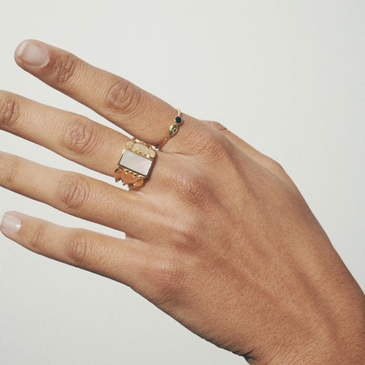 Temple Of The Sun - Lotus Ring - Gold