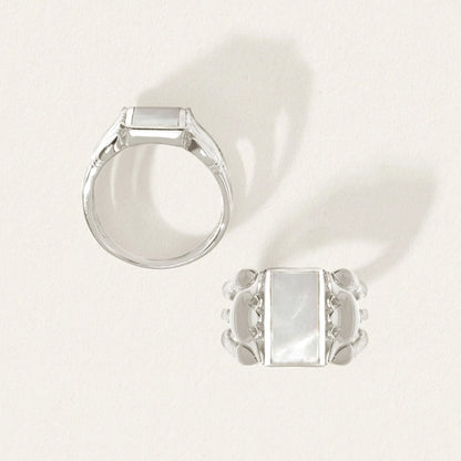 Temple Of The Sun - Lotus Ring - Silver