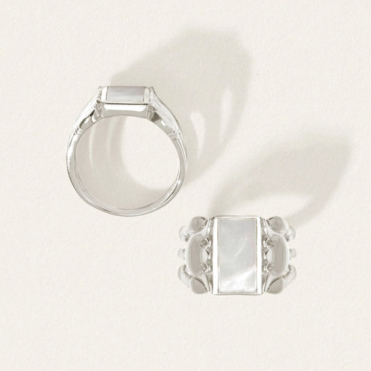 Temple Of The Sun - Lotus Ring - Silver