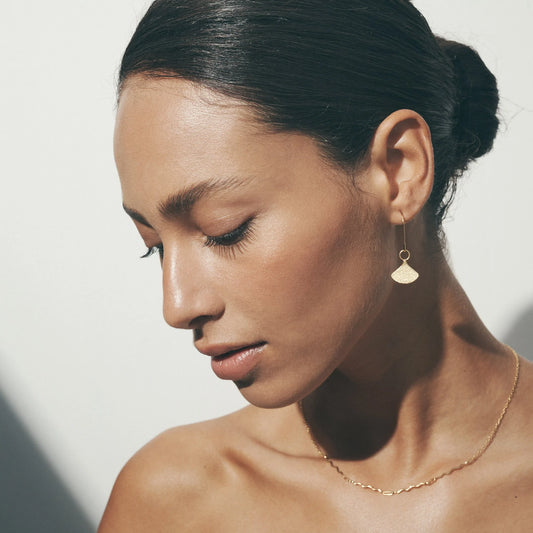 Temple Of The Sun - Mallia Earrings - Gold