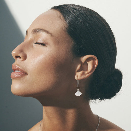 Temple Of The Sun - Mallia Earrings - Silver