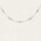 Temple Of The Sun - Mati Station Necklace - Silver