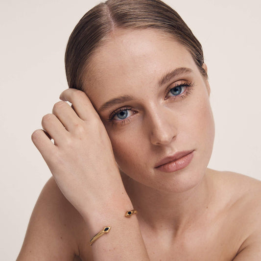 Temple Of The Sun - Nazar Cuff - Gold