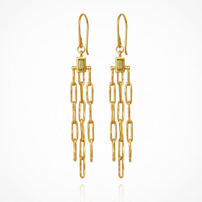 Temple Of The Sun - Olea Earrings - Gold