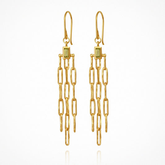 Temple Of The Sun - Olea Earrings - Gold