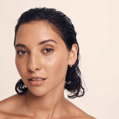 Temple Of The Sun - Omega - Small Hoops Silver