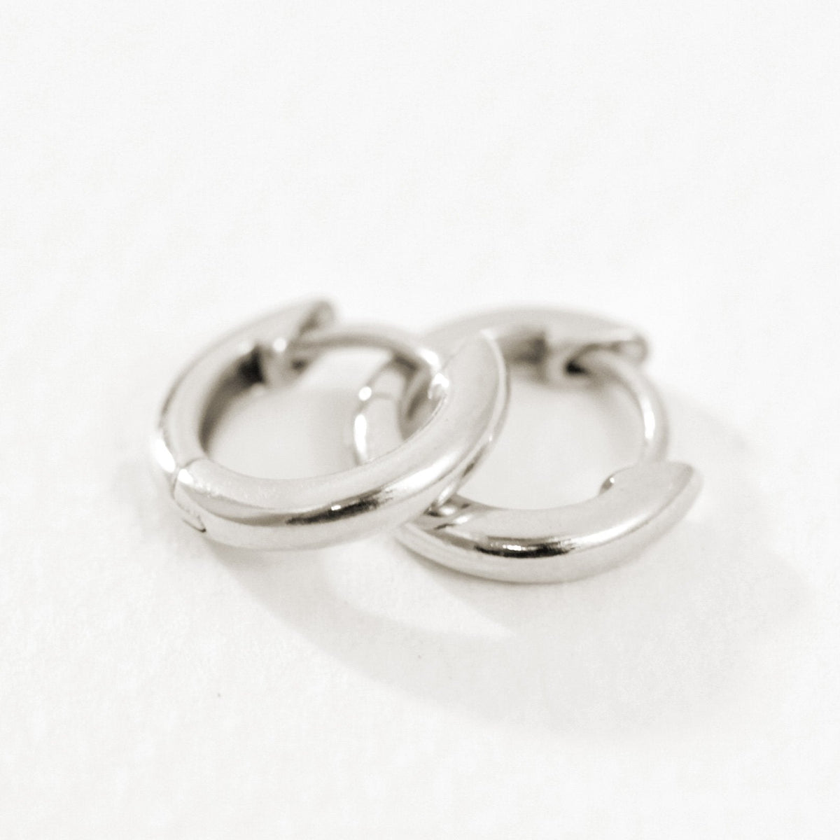 Temple Of The Sun - Omega - Small Hoops Silver