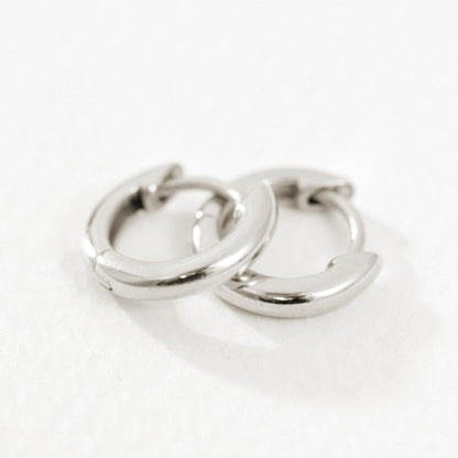 Temple Of The Sun - Omega - Small Hoops Silver