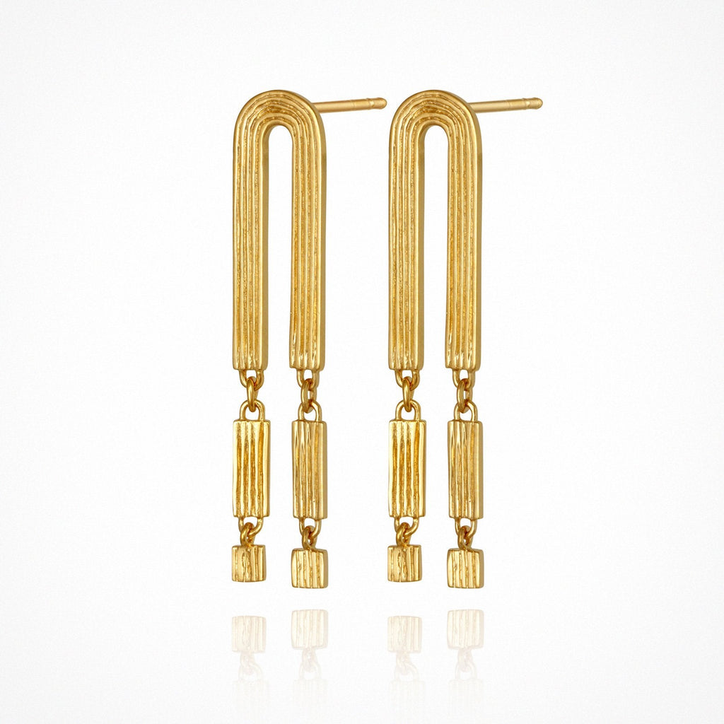 Renata Arch Earrings - Gold