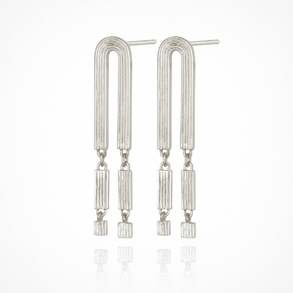 Renata Arch Earrings - Silver