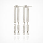 Renata Arch Earrings - Silver