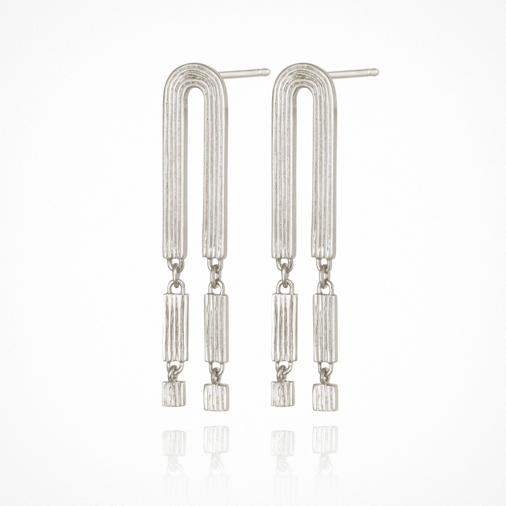 Renata Arch Earrings - Silver