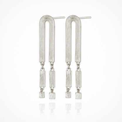 Renata Arch Earrings - Silver
