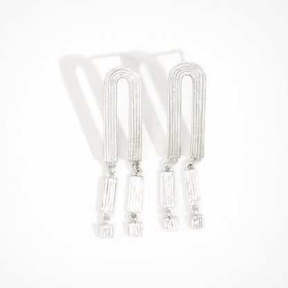 Renata Arch Earrings - Silver