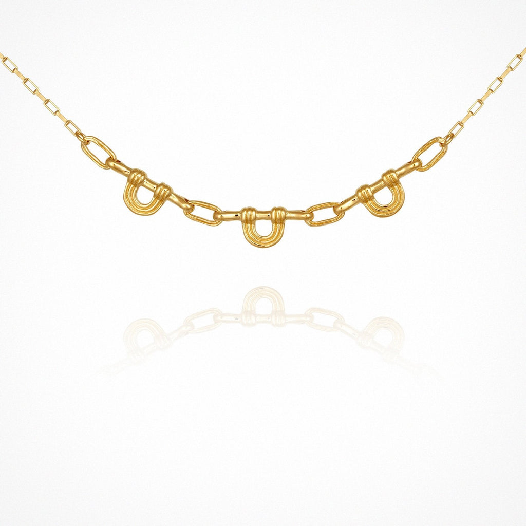 Renata Arch Necklace - Gold
