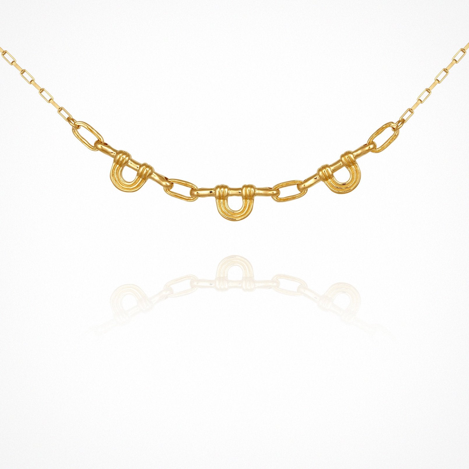 Renata Arch Necklace - Gold