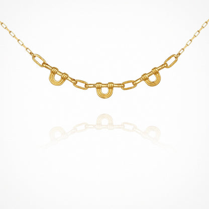 Renata Arch Necklace - Gold