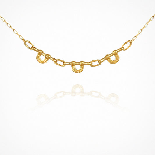 Renata Arch Necklace - Gold