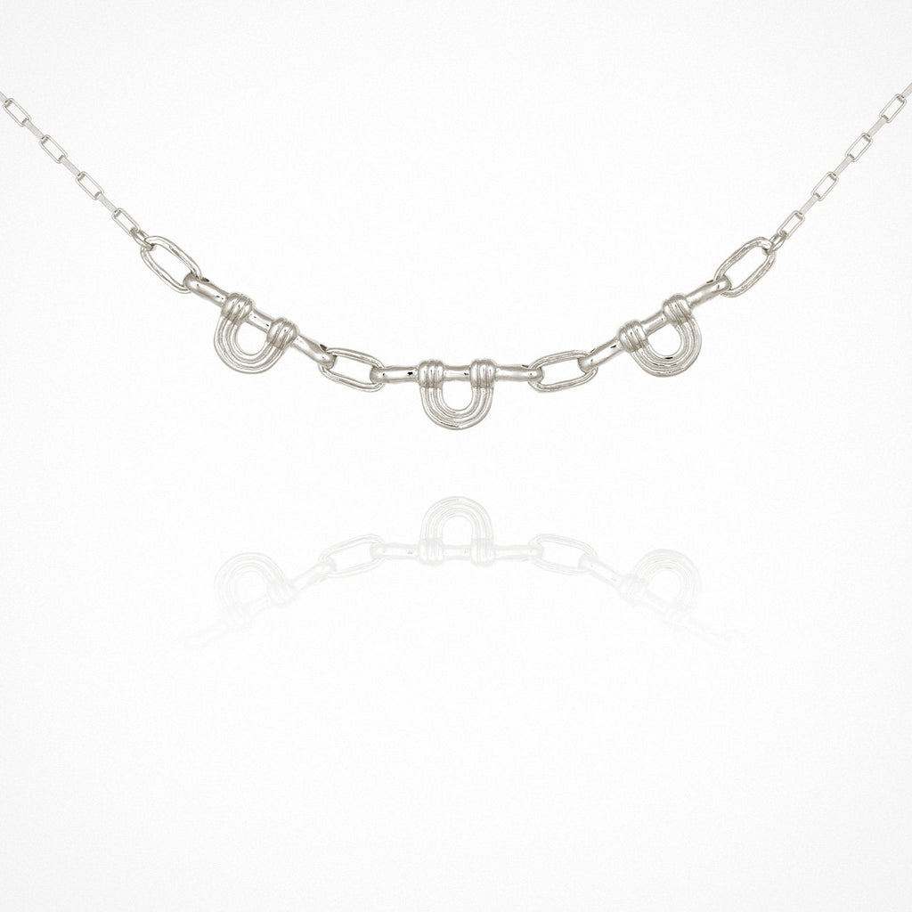 Renata Arch Necklace - Silver