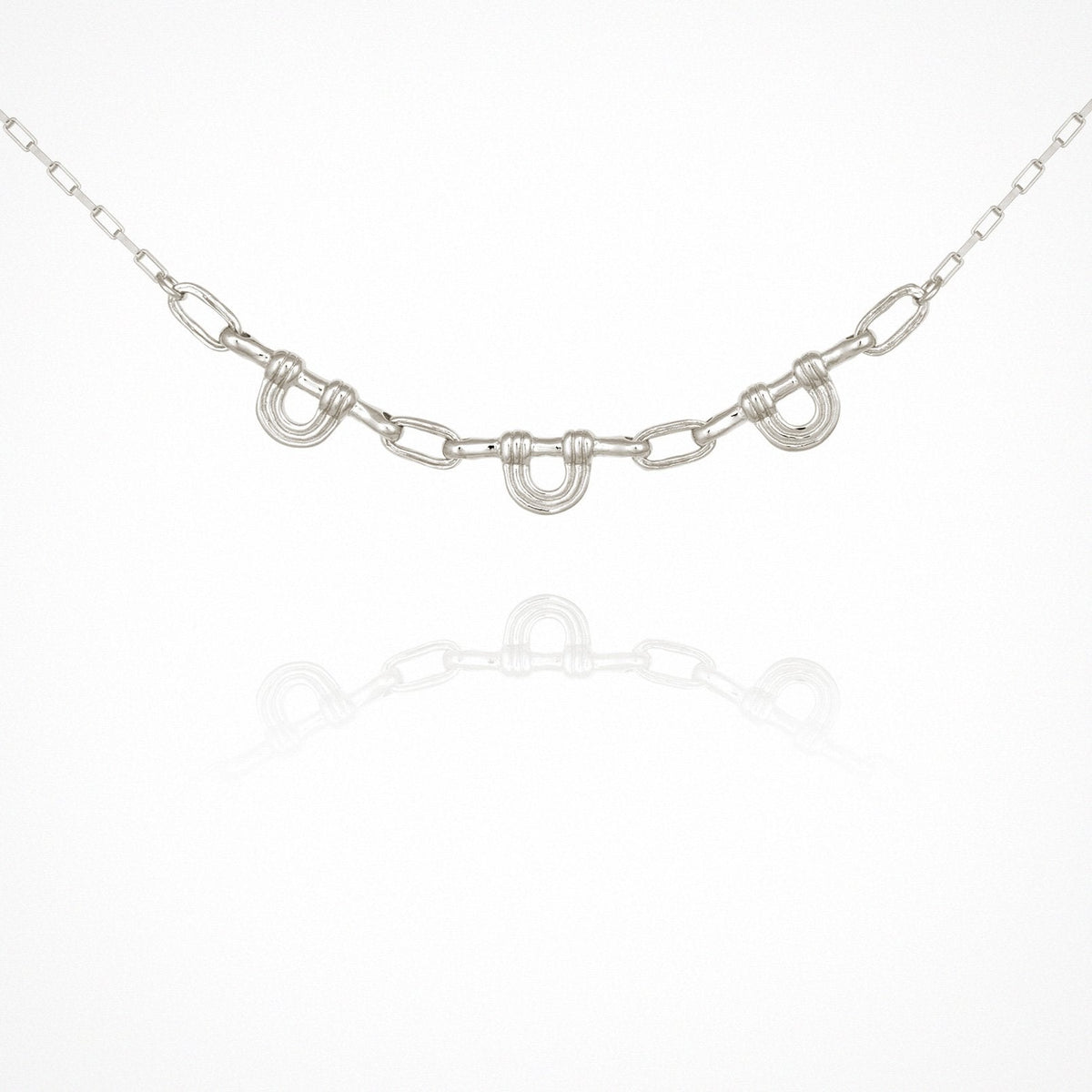 Renata Arch Necklace - Silver