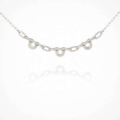 Renata Arch Necklace - Silver