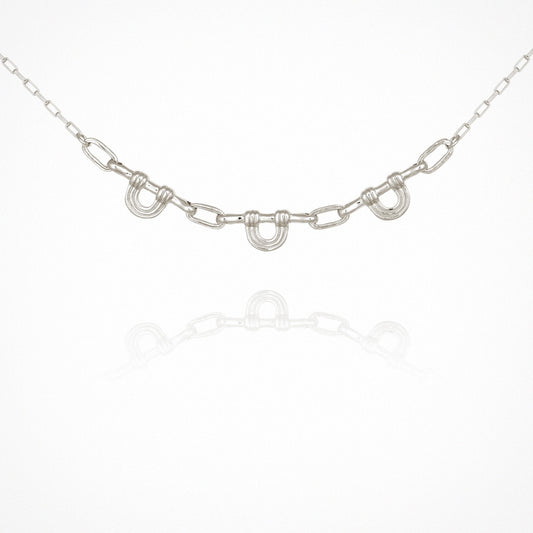 Renata Arch Necklace - Silver