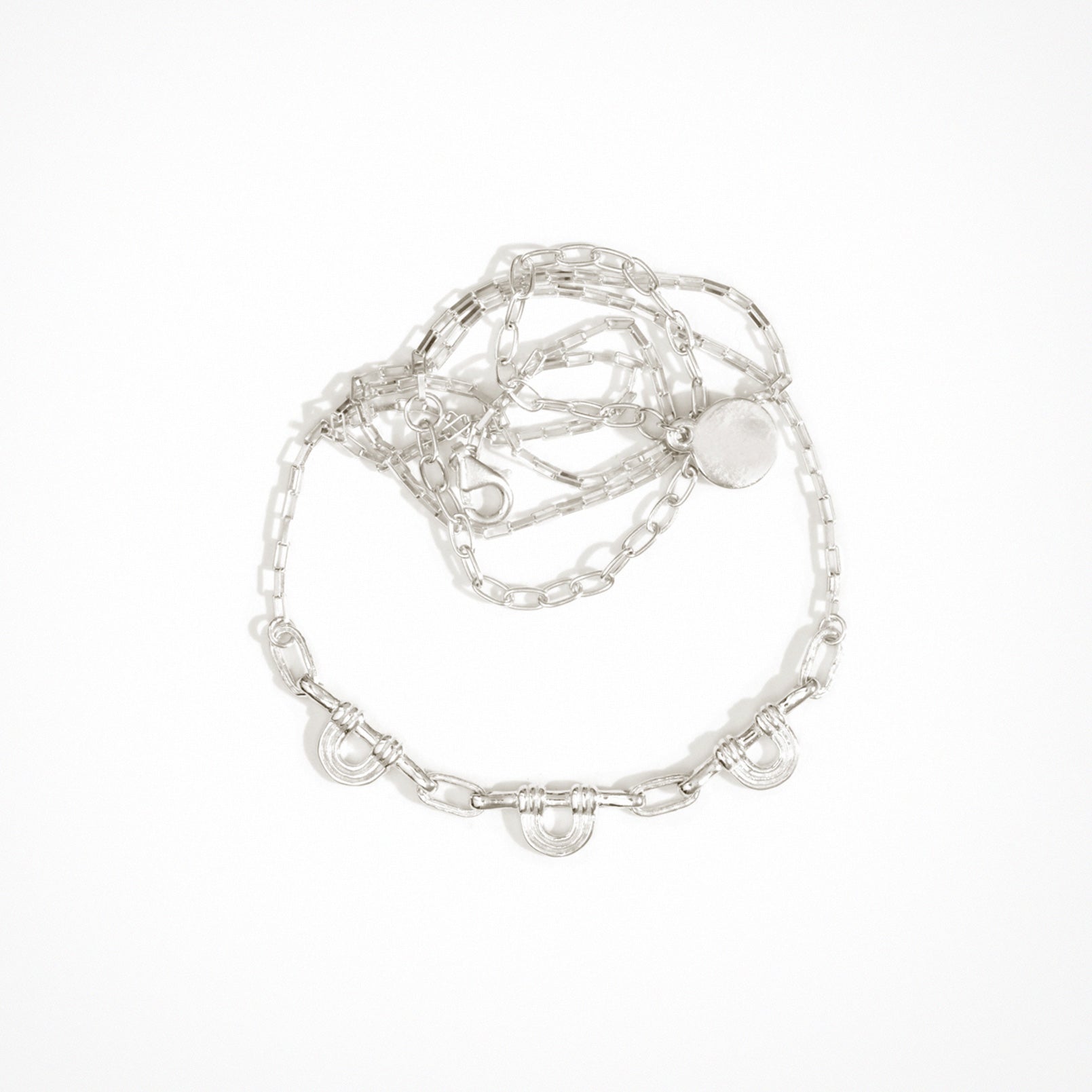 Renata Arch Necklace - Silver