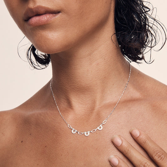 Renata Arch Necklace - Silver