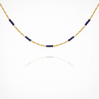 Riviera Necklace - Lapis / Gold