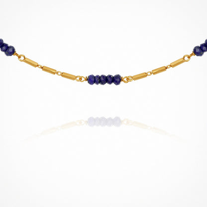 Riviera Necklace - Lapis / Gold