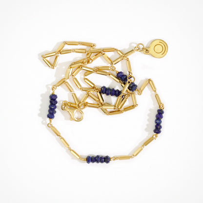 Riviera Necklace - Lapis / Gold