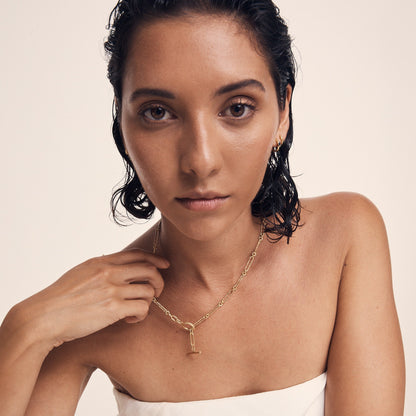 Serpent Fob Chain - Gold