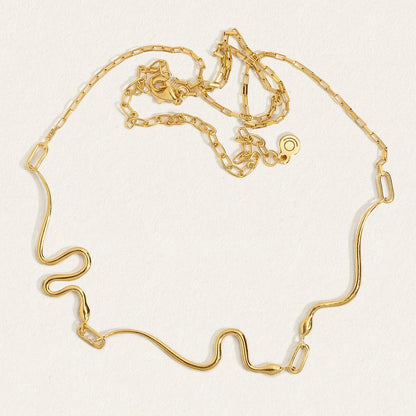 Temple Of The Sun - Sibilant Necklace - Gold