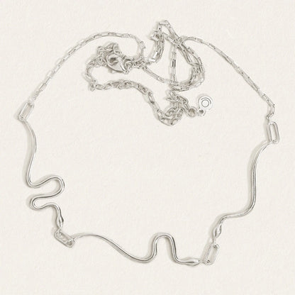 Temple Of The Sun - Sibilant Necklace - Silver
