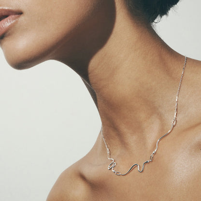Temple Of The Sun - Sibilant Necklace - Silver