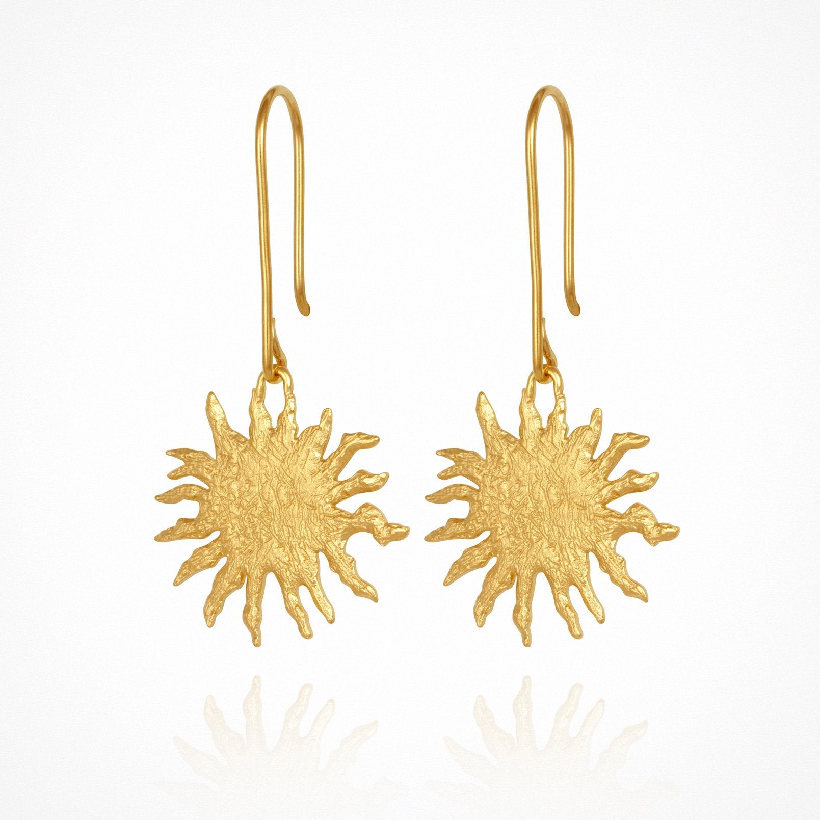 Temple Of The Sun - Soleil Earrings - Gold