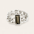 Temple Of The Sun - Tigris Chain Ring - Silver