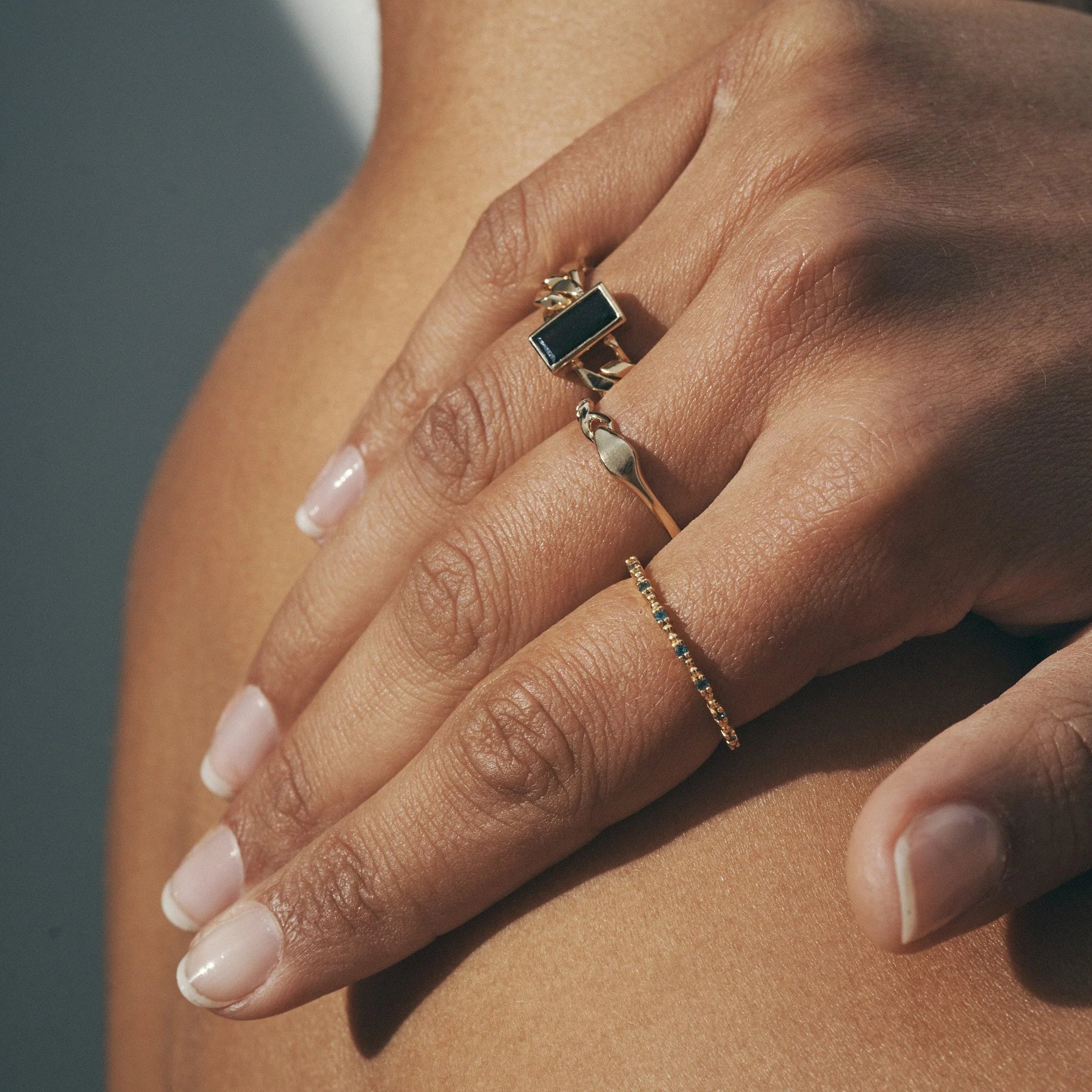 Temple Of The Sun - Tigris Chain Ring - Silver