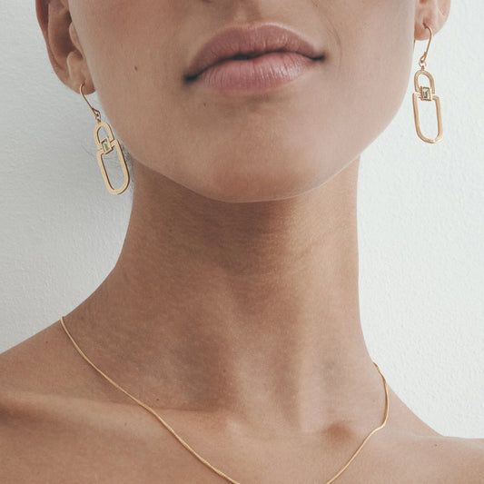 Temple Of The Sun - Vault Earrings - Gold
