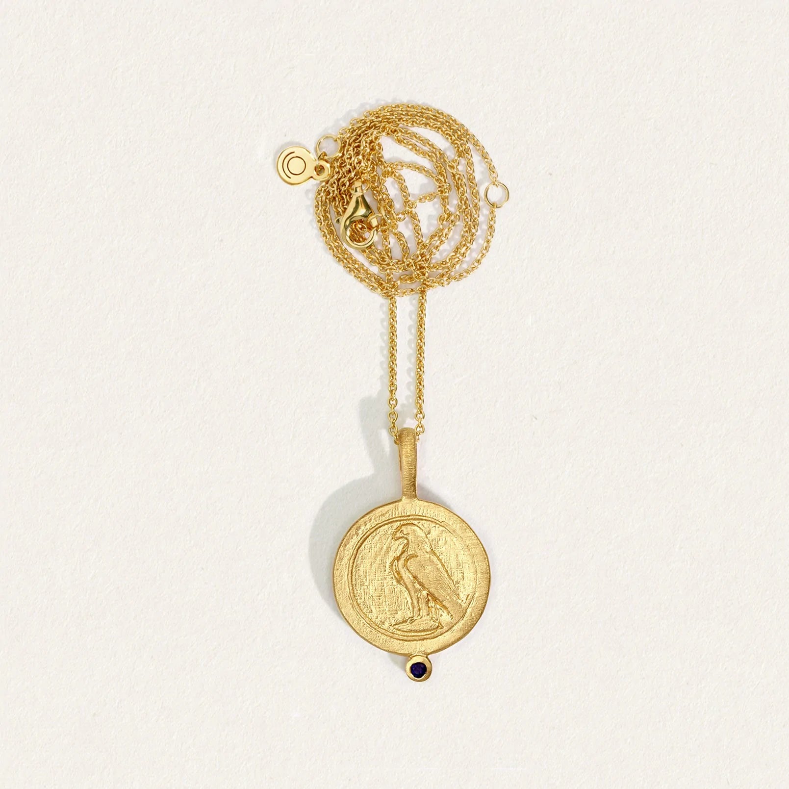 Temple Of The Sun - Virago Coin Necklace - Gold