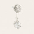 Temple Of The Sun - Virago Coin Necklace - Silver
